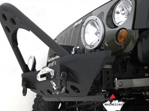 Jeep Wrangler JK SRC Stinger Front Bumper by Smittybilt - Black Textured